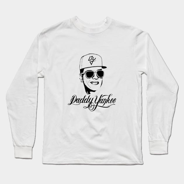 Daddy Yankee - Puerto Rican rapper, singer, songwriter, and actor Long Sleeve T-Shirt by Hilliard Shop